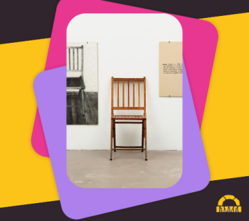 One and Three Chairs by Joseph Kosuth